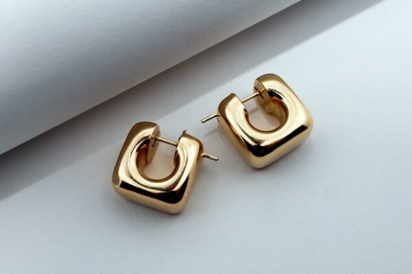 HN Hoop Earrings - Image 2