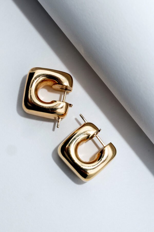 HN Hoop Earrings - Image 3